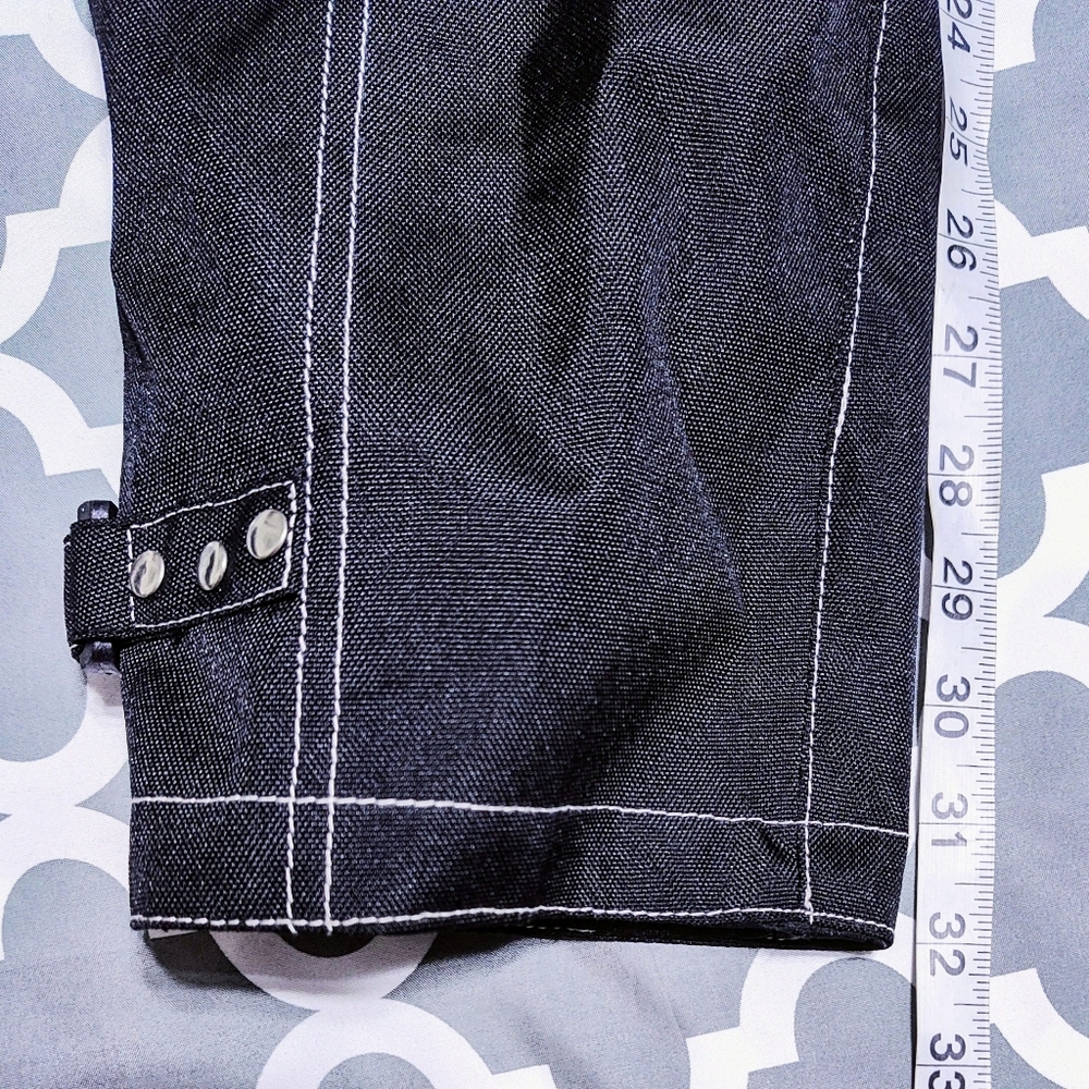 HWK Motorcycle Pants Sz S 30w / 32 Inseam Black Cordura Armor *Read Description* - Picture 11 of 15